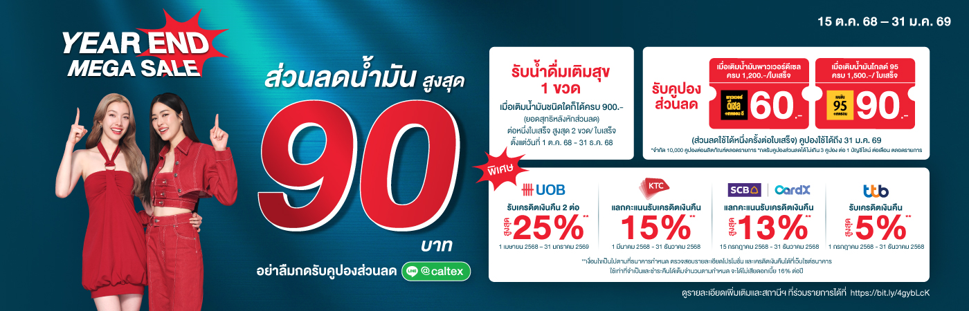 โปรแรง Year End Mega Sale