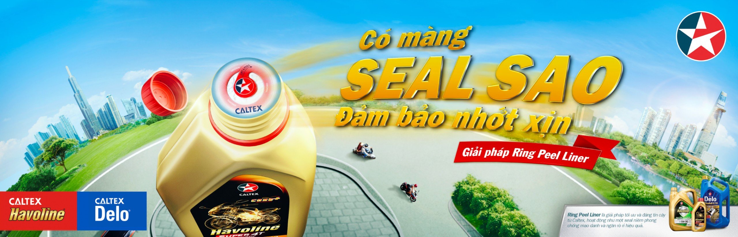 Ring Peel Liner: Giải pháp màng seal sao chống mạo danh từ Caltex