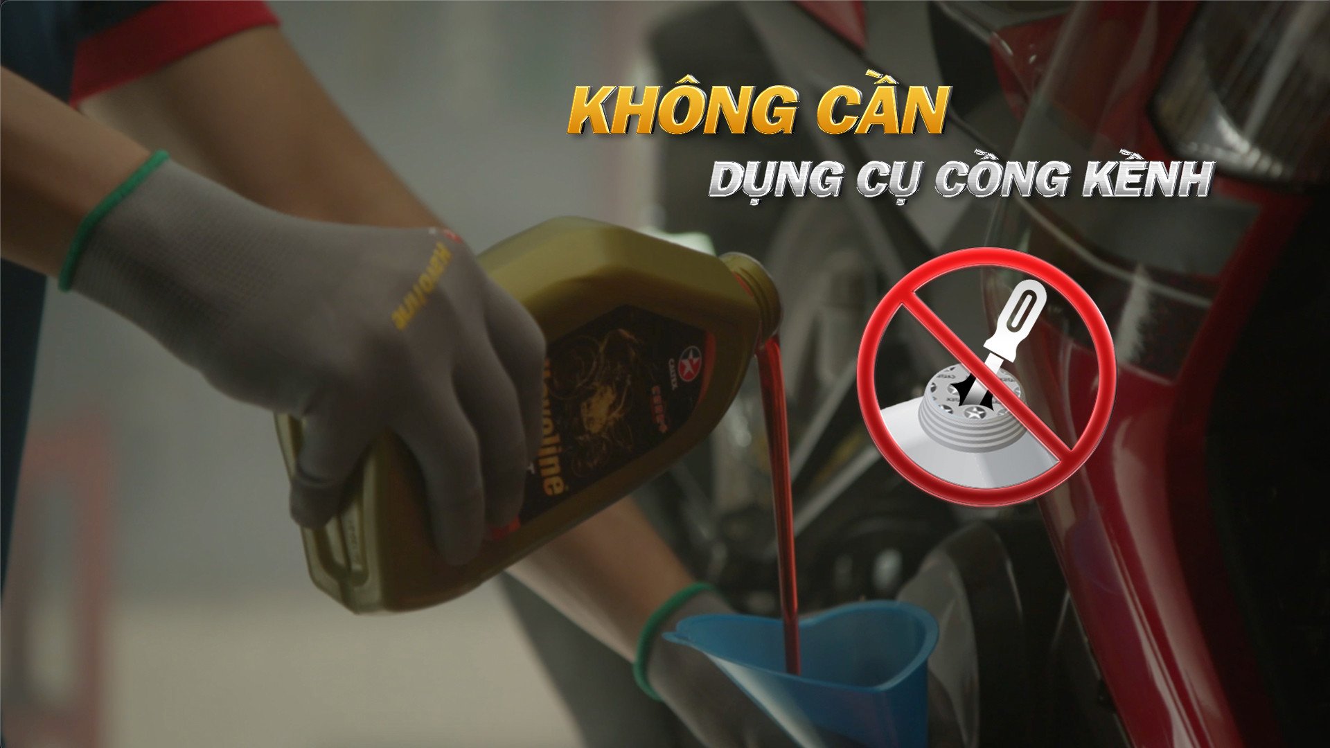 Không cầnd ụng cụ công kềnh